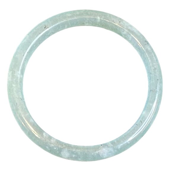 Guatemalan Green Jade Ring Size 7 4mm Width Jewelry - Picture 1 of 3